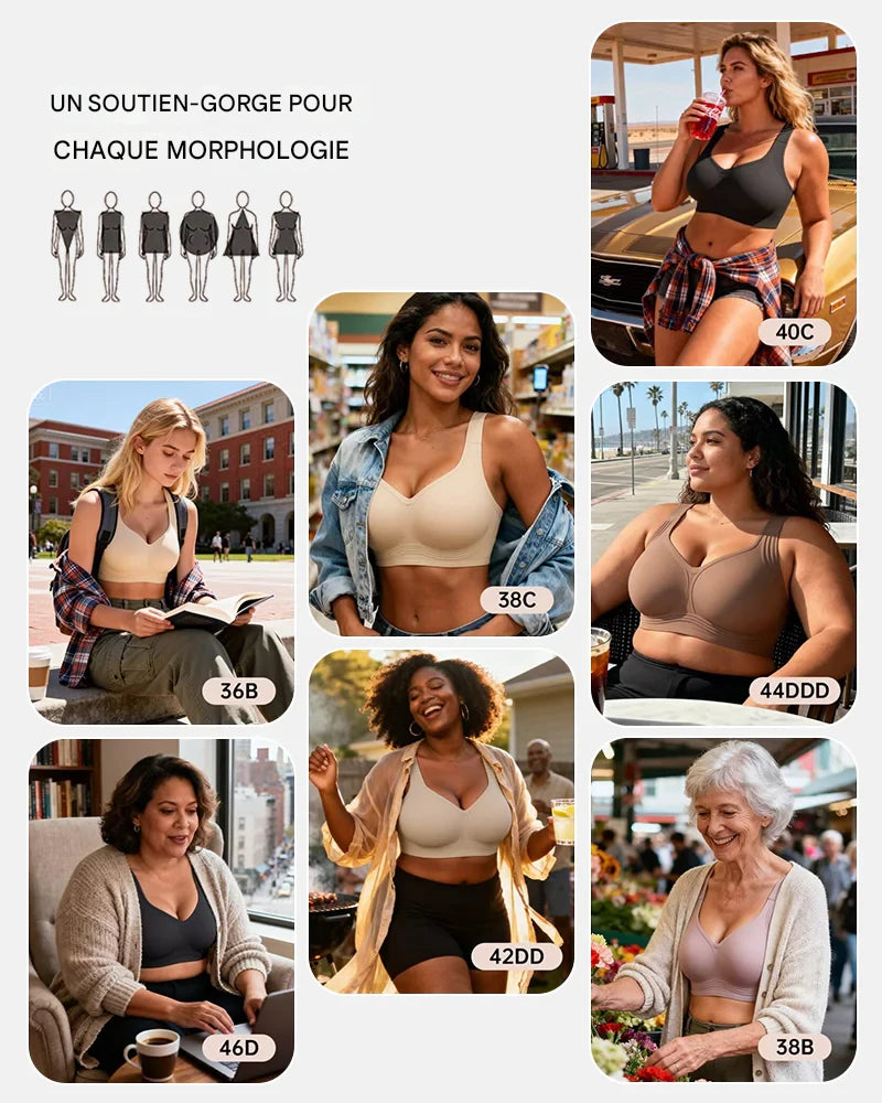 Soutien-Gorge Confort Sans Couture Confort et Sublimation de Votre Silhouette