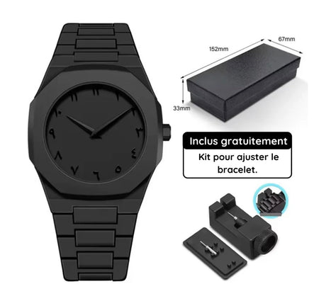 Montre Homme Élégance Noire Premium – Design Luxe Minimaliste