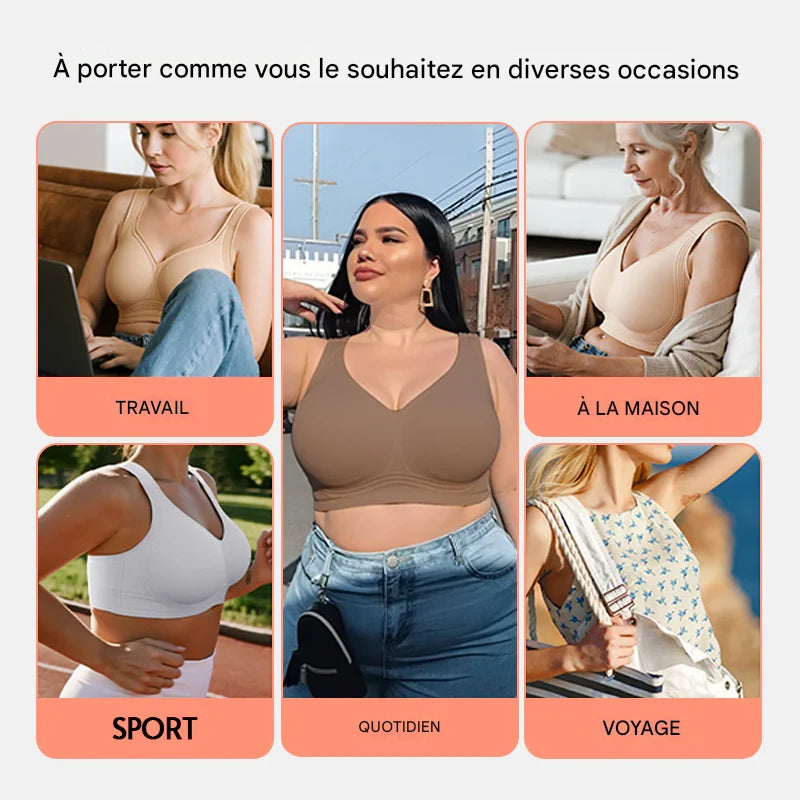 Soutien-Gorge Confort Sans Couture Confort et Sublimation de Votre Silhouette