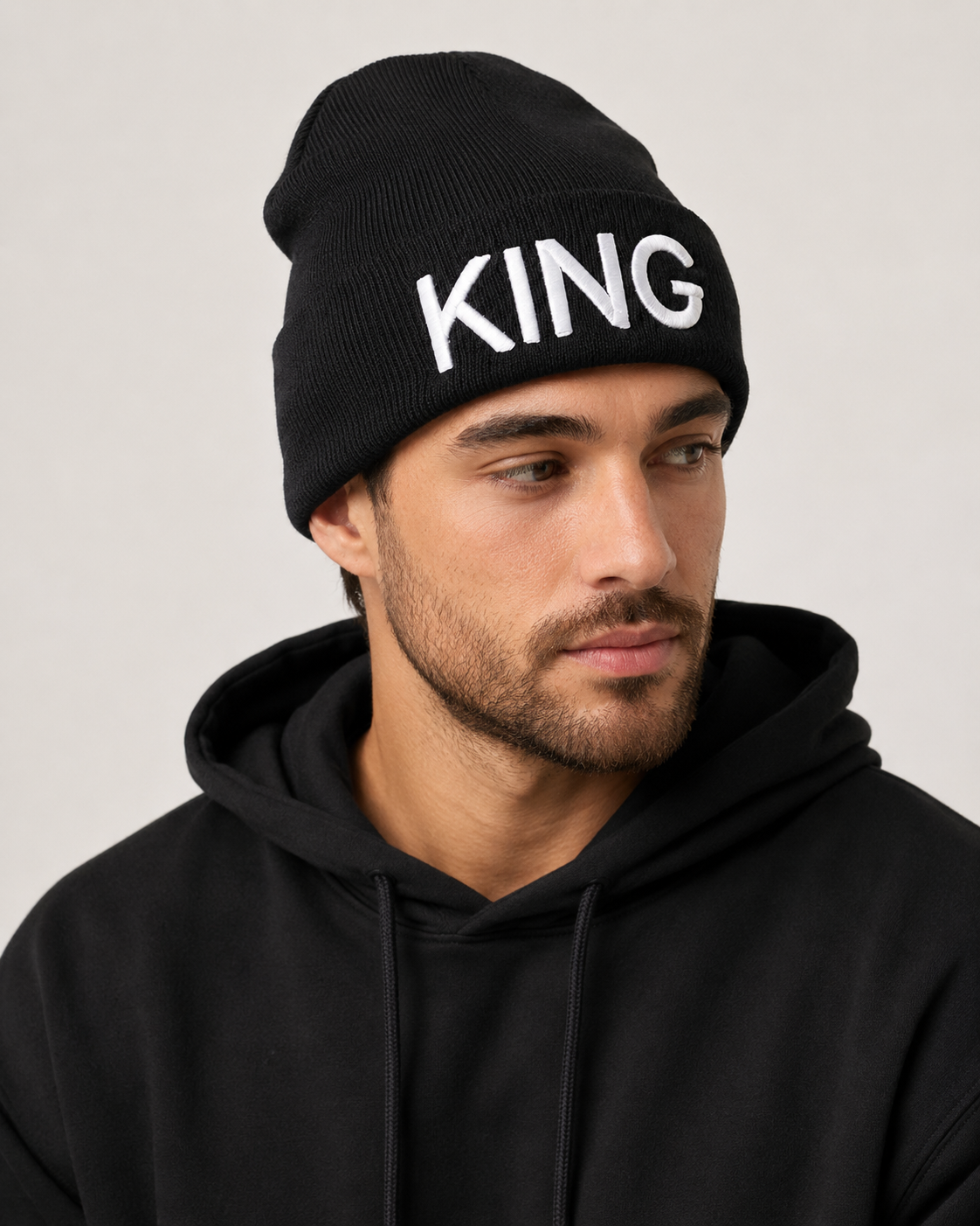 Bonnet Couple KING & QUEEN – Style Chic et Tendance