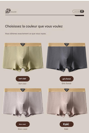Boxer Homme Côtelé Ultra Doux – 5 Couleurs Confort & Style