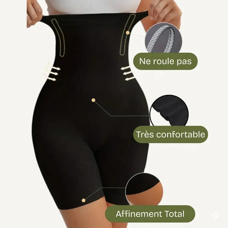 Gaine Short Sculptante Femme – Ventre Plat & Taille Fine Instantanément