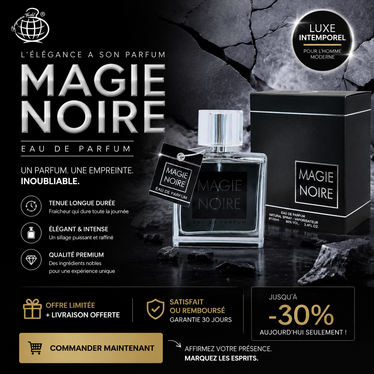Gamme de Parfums Fragrance World – Élégance, Luxe et Diversité word